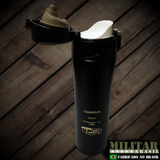 Garrafa Termica Mug LIQUIDSAFE 430ml tampa basculante preto