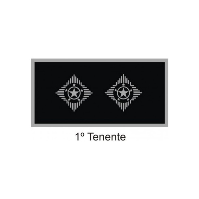 Divisa PM Emborrachado 1º Tenente