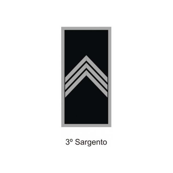 Divisa PM Emborrachado 3º Sargento