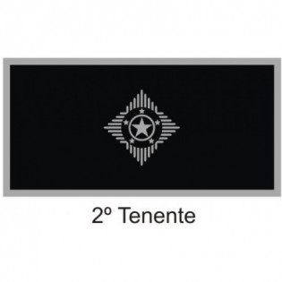 Divisa PM Emborrachado 2º Tenente