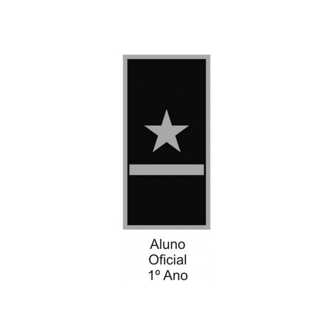 Divisa PM Emborrachado Aluno Oficial 1º ano 
