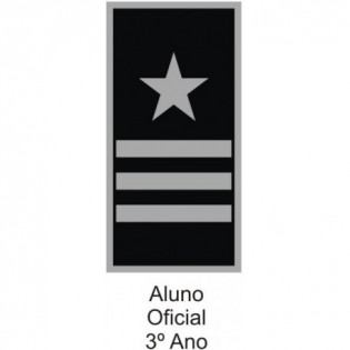 Divisa PM Emborrachado Aluno 3º ano