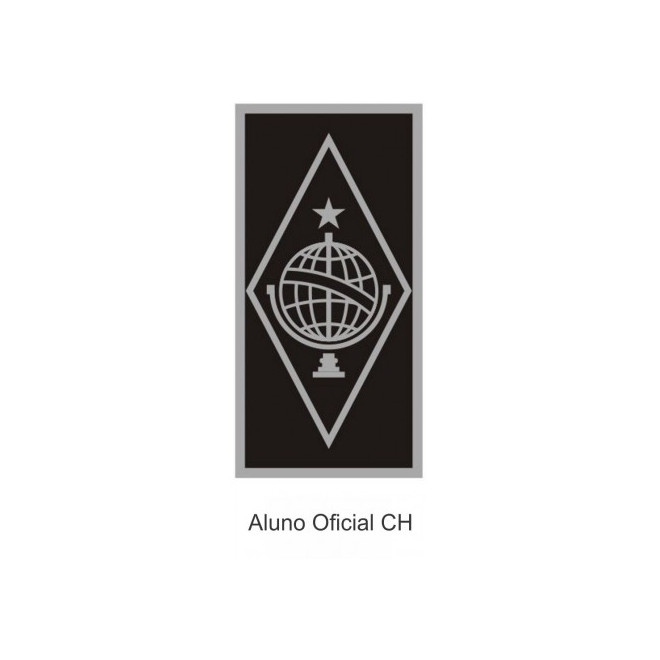 Divisa PM Emborrachado Aluno Oficial CH