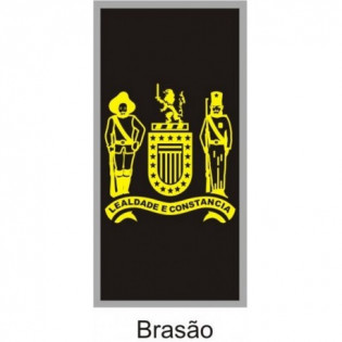 Divisa PM Emborrachado Brasão