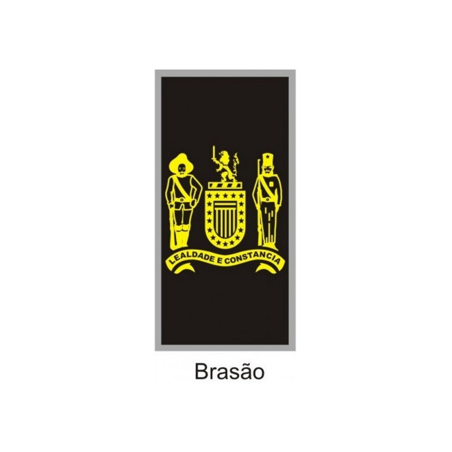 Divisa PM Emborrachado Brasão