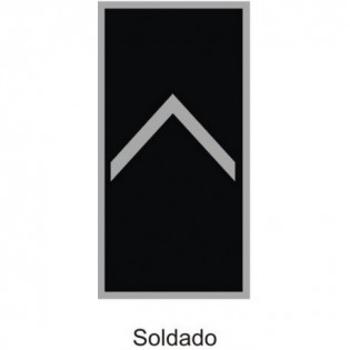 Divisa PM Emborrachado Soldado