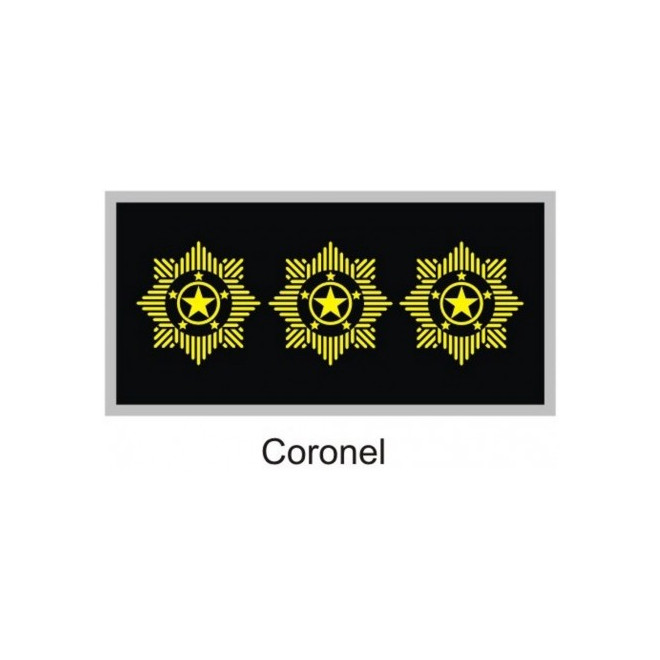 Divisa PM Emborrachado Coronel