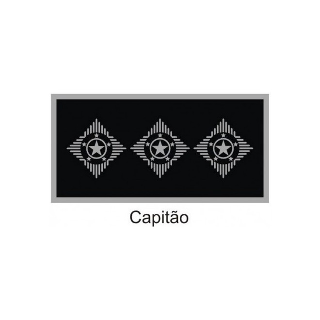 Divisa PM Emborrachado Capitão