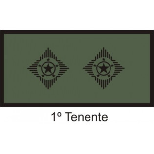 Divisa Aguia 1º Tenente emborrachada