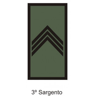 Divisa Aguia 3º Sargento emborrachada