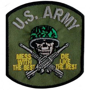 Bordado U.S. Army Caveira