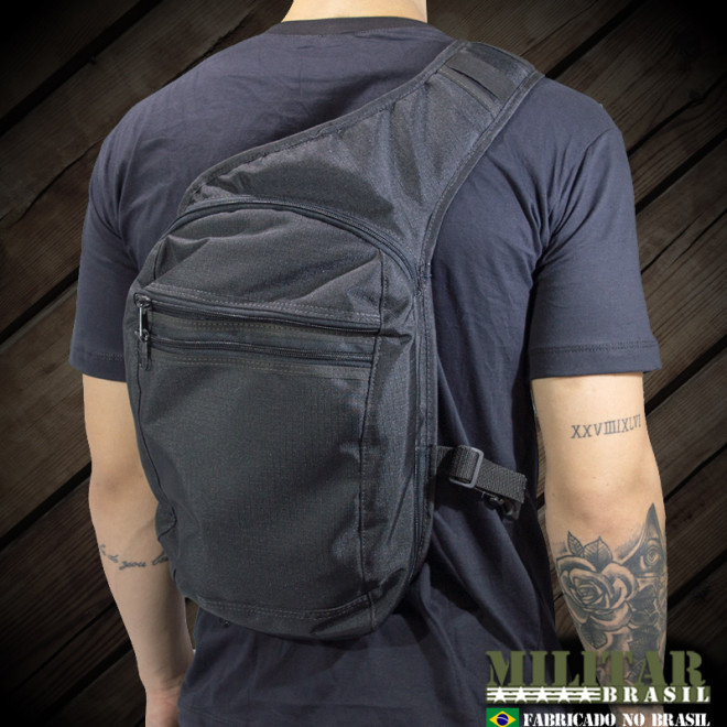 Mochila Tática Saque Rápido Destro - Preta