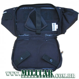 Pochete Retangular com Coldre Porta Algema e Porta Carreg Tecido Cordura